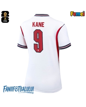 Anglia Harry Kane #9 Echipament de Fotbal Replică Mondial 2026 Femei Acasa Anglia Harry Kane #9 Echipament de Fotbal Replică Mondial 2026 Femei Acasa